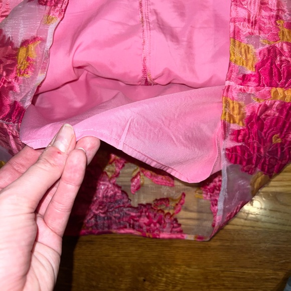 Lulu's Pink and Orange Floral Dress - Picture 6 of 6